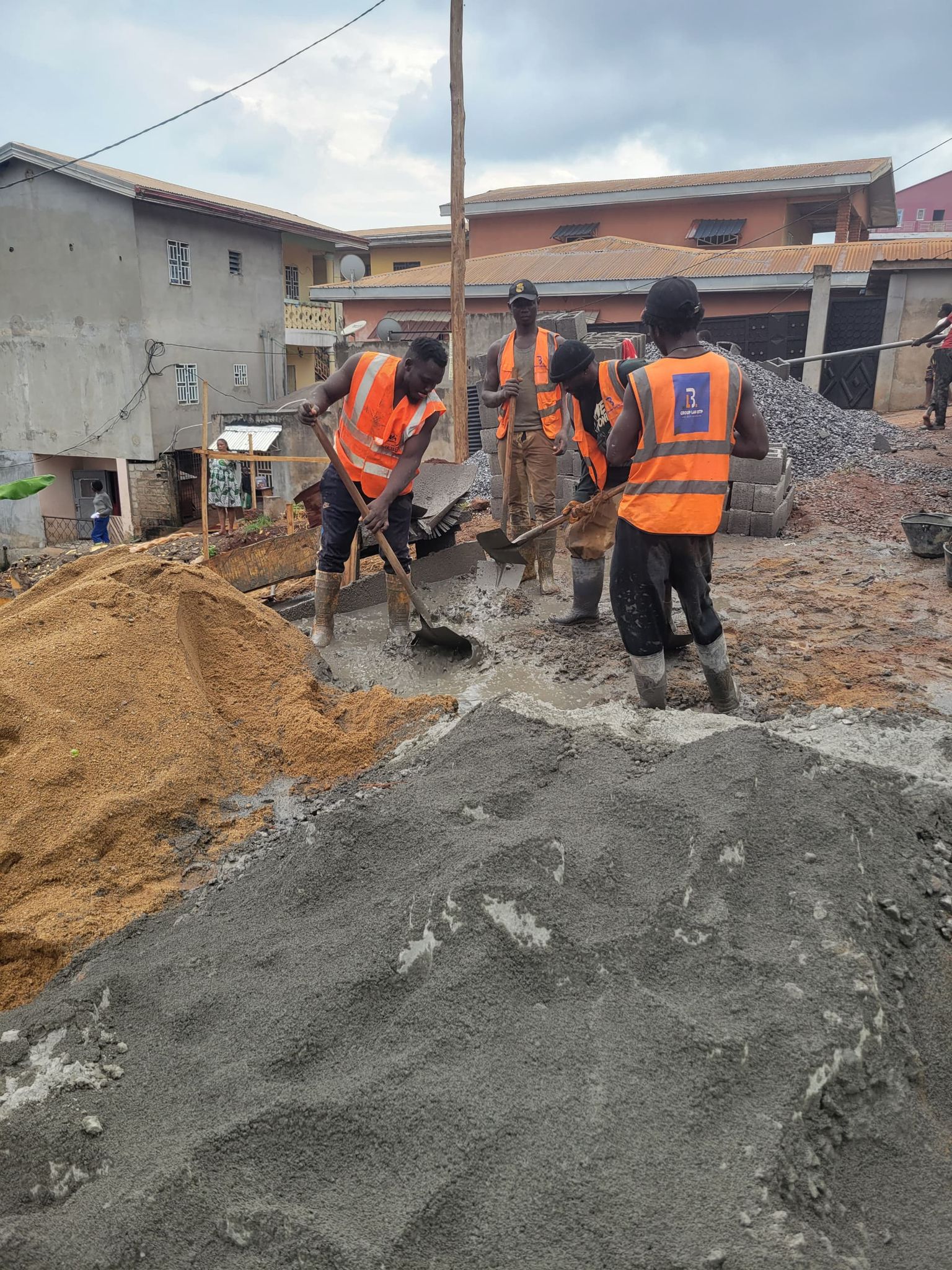 Chantier Group LAN BTP filmé pour LAN TV