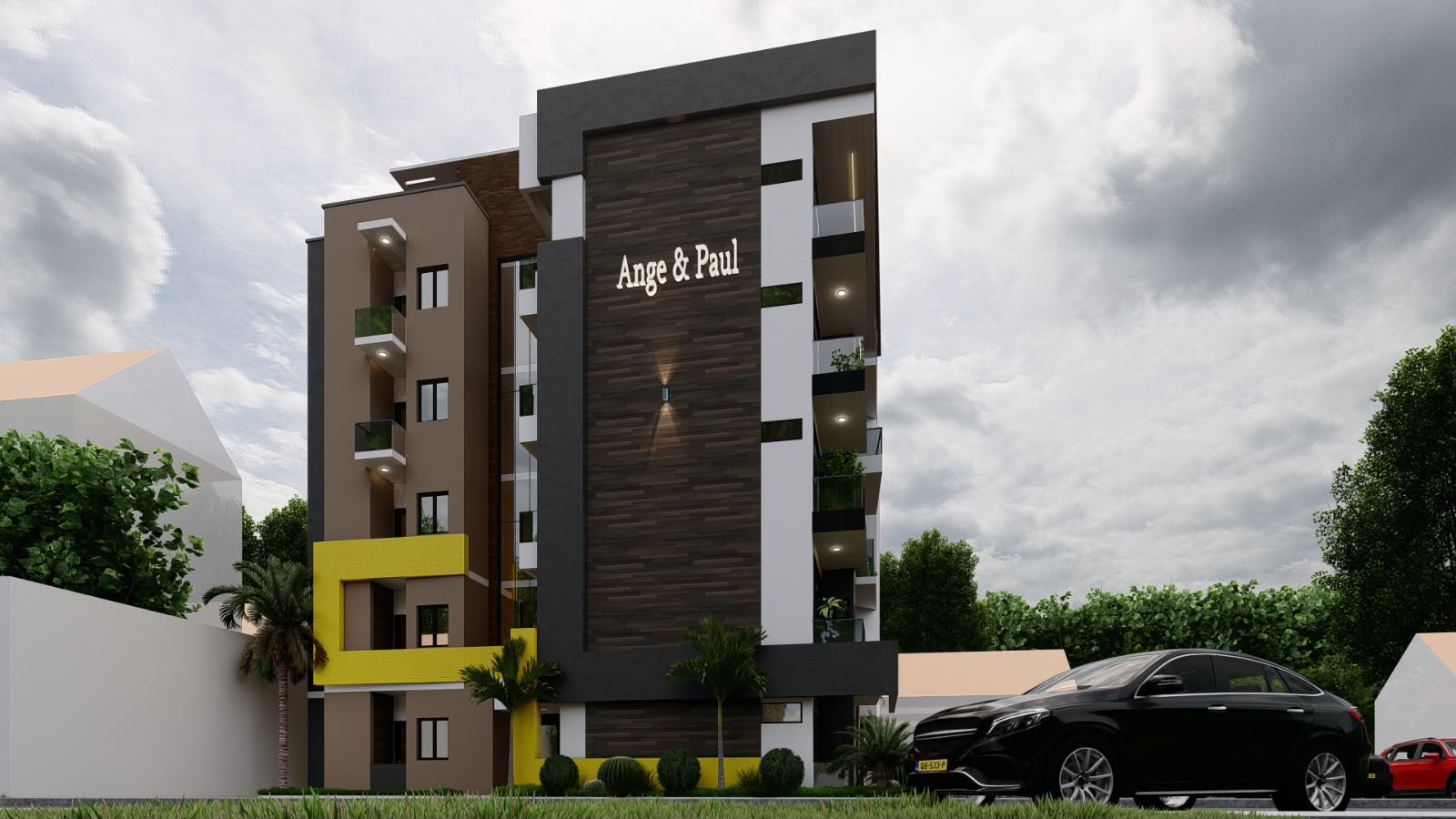 Complexe mixte logements et boutiques livré à Yaoundé