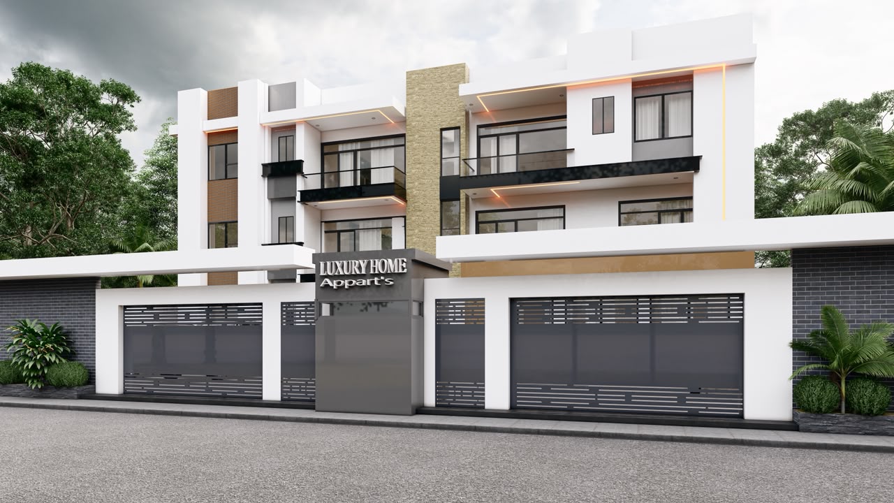 Rendu 3D de la résidence Luxury Home Apparts